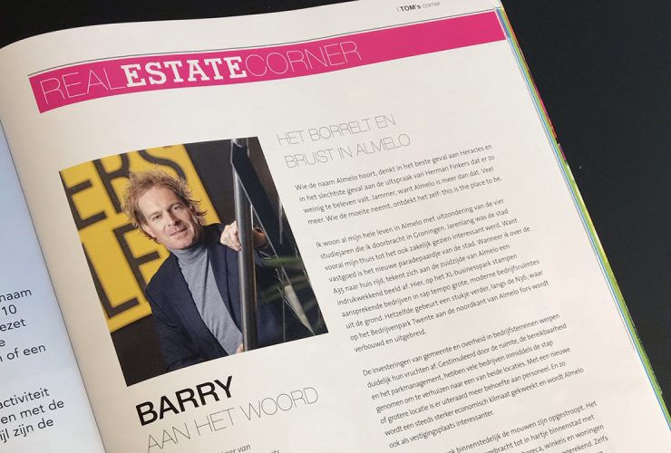 Column van Barry Seelen in Tom Magazine